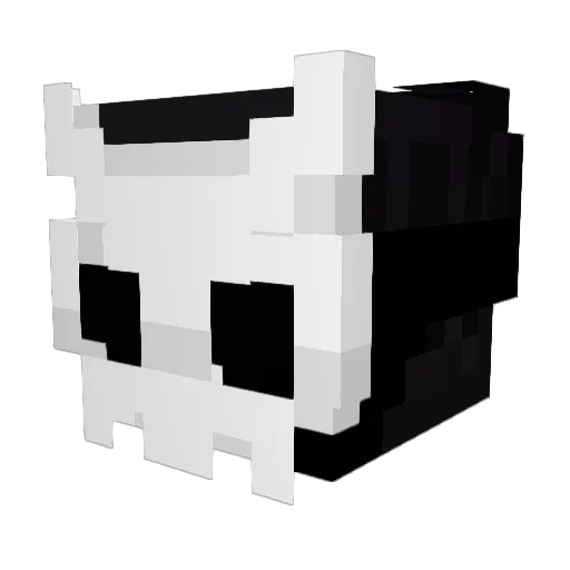 MiniWolfGang07 Minecraft avatar head, 3D render