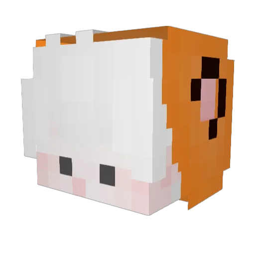 Mini_0715 Minecraft avatar head, 3D render