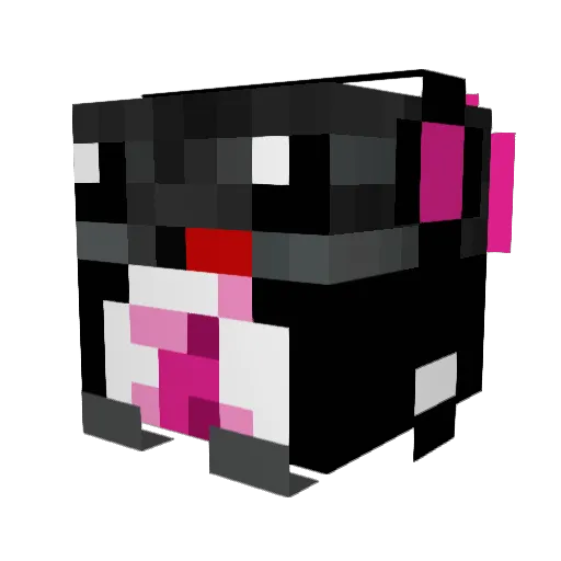 Mini_Jessi Minecraft avatar head, 3D render