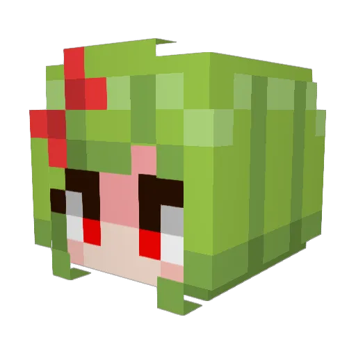 Mini_Mini9 Minecraft avatar head, 3D render