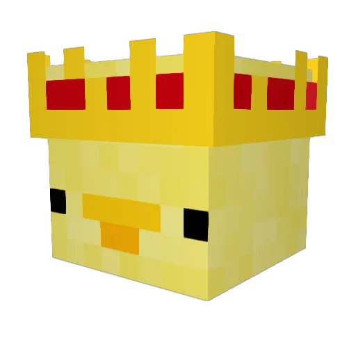 Mini_Peder Minecraft avatar head, 3D render
