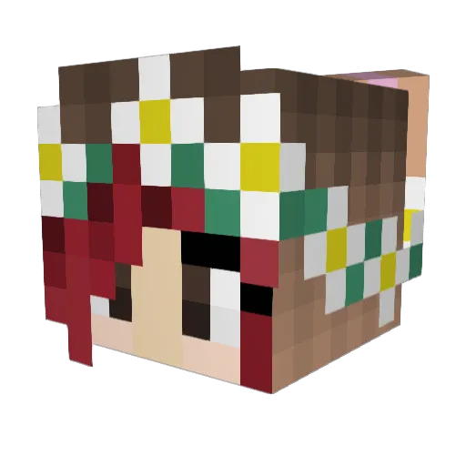 Mini_joy_42 Minecraft avatar head, 3D render
