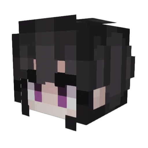 Miniactive Minecraft avatar head, 3D render