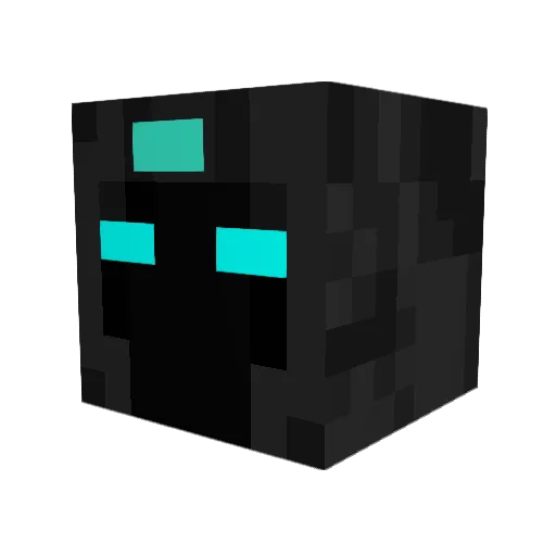 Miniarchy Minecraft avatar head, 3D render