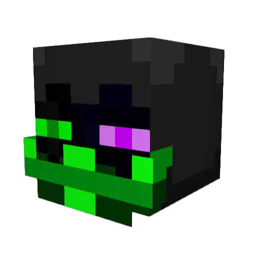 Miniduke46 Minecraft avatar head, 3D render