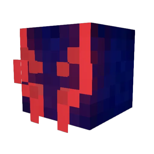 Minifrys Minecraft avatar head, 3D render