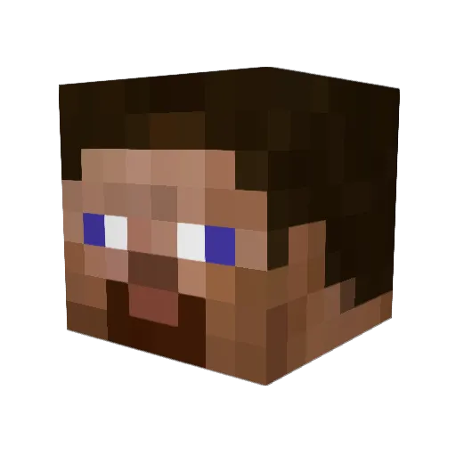 Minigamer170 Minecraft avatar head, 3D render