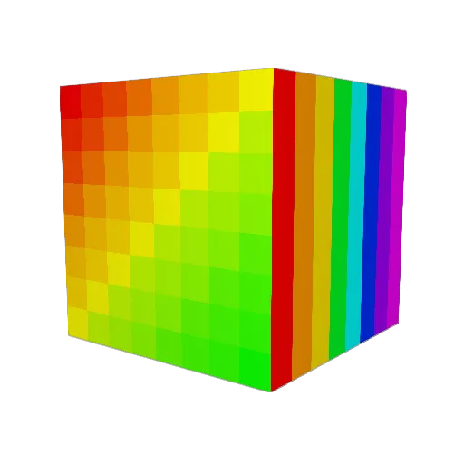Minigelato Minecraft avatar head, 3D render