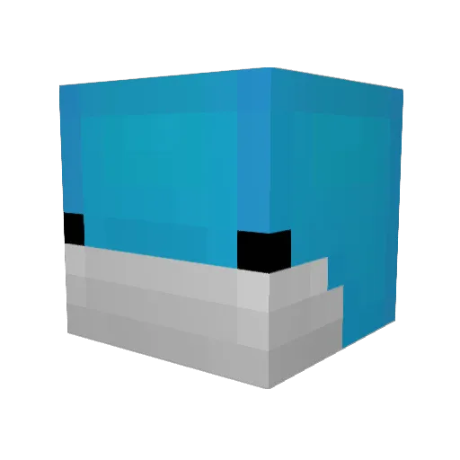 MinigunMonkeyy Minecraft avatar head, 3D render