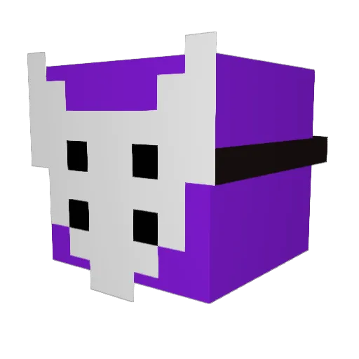 Minigunn_ Minecraft avatar head, 3D render