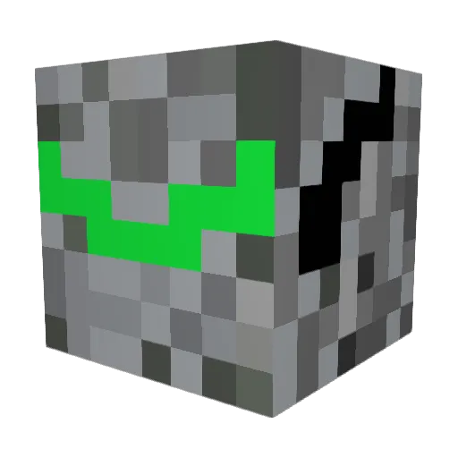 Minihase1234 Minecraft avatar head, 3D render