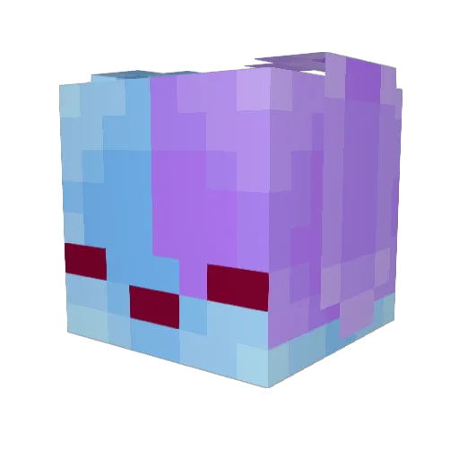 MiniiMooose Minecraft avatar head, 3D render