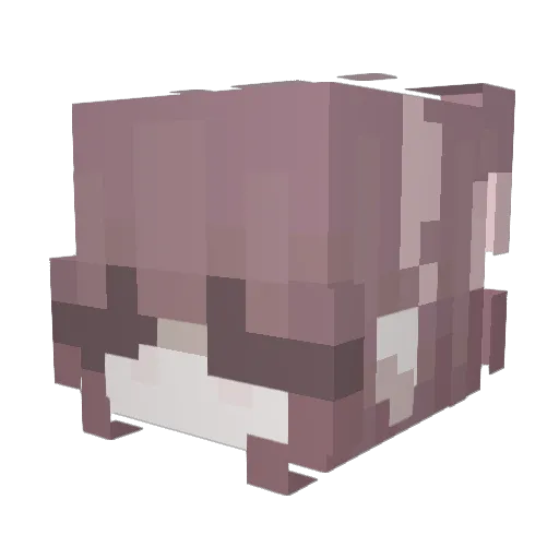 Miniki Minecraft avatar head, 3D render