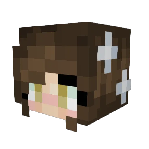 Minima_00 Minecraft avatar head, 3D render