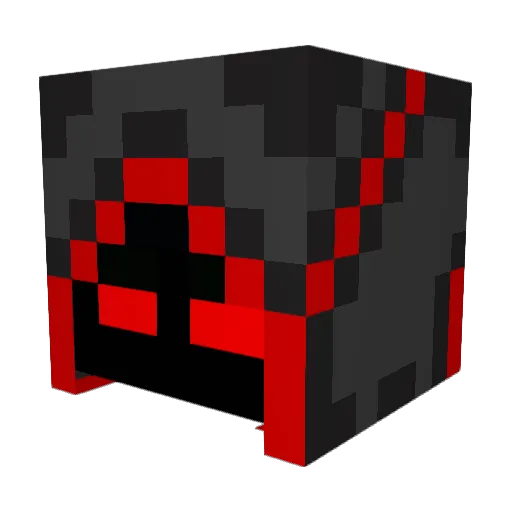 Minimao Minecraft avatar head, 3D render