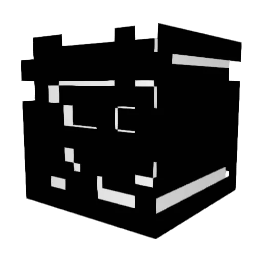 Minimeats Minecraft avatar head, 3D render