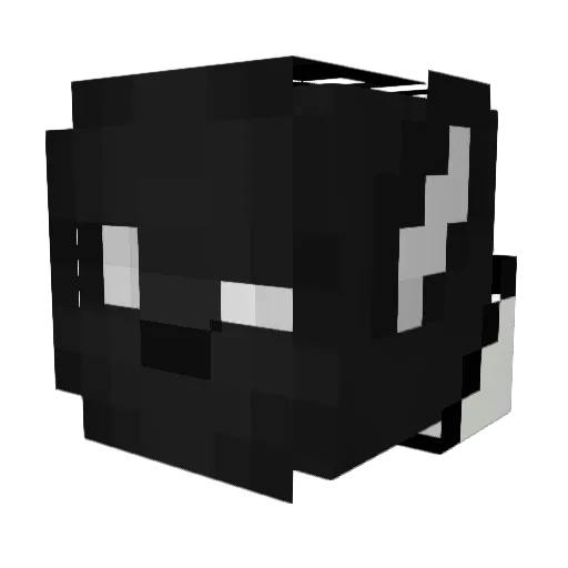 Minimizey Minecraft avatar head, 3D render