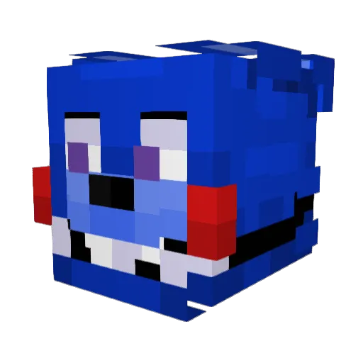 Minimonster334 Minecraft avatar head, 3D render