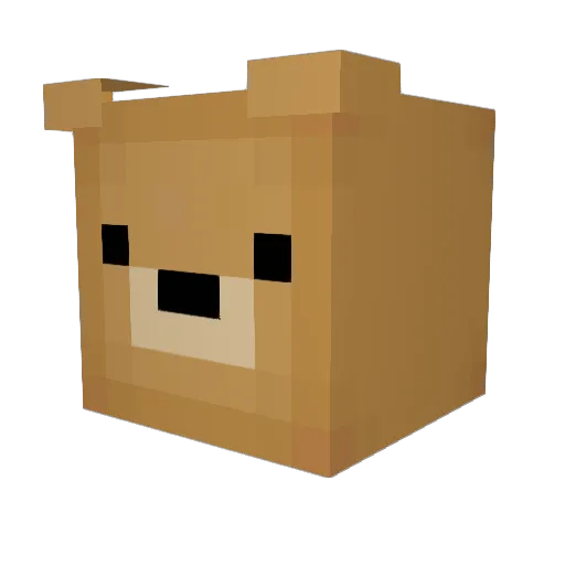 Minimus88 Minecraft avatar head, 3D render