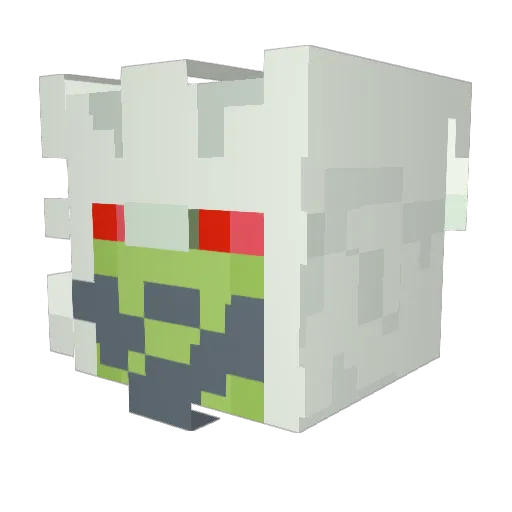MinimusAmbus Minecraft avatar head, 3D render