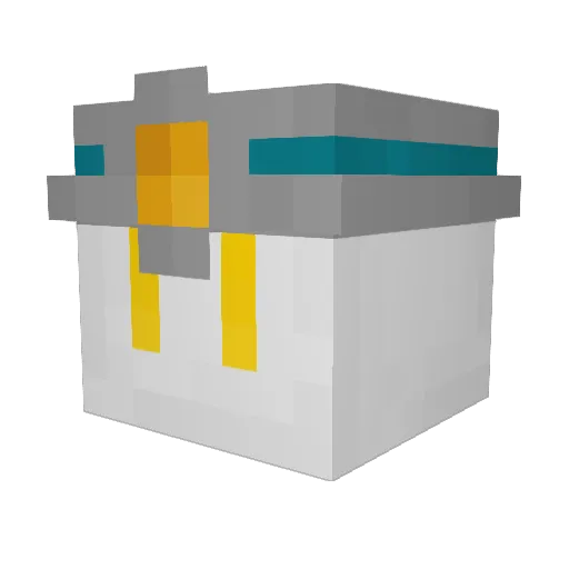 MiningF Minecraft avatar head, 3D render