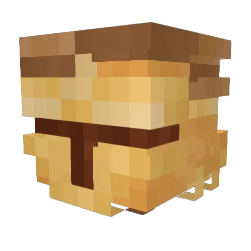 MiningT Minecraft avatar head, 3D render