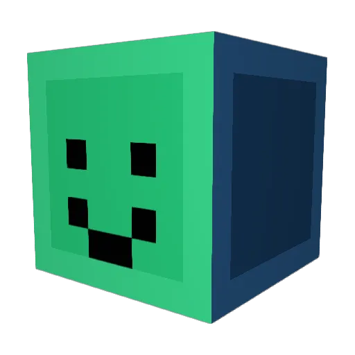 Miniomi Minecraft avatar head, 3D render