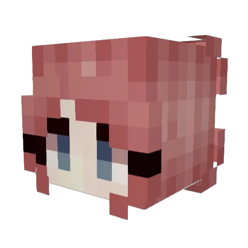 MinionLeopard Minecraft avatar head, 3D render