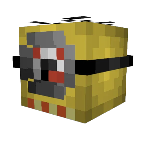 MinionMommy Minecraft avatar head, 3D render