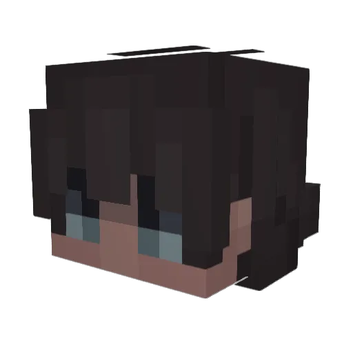 Minionki8765 Minecraft avatar head, 3D render