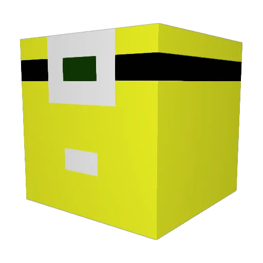 Minionmaster6942 Minecraft avatar head, 3D render