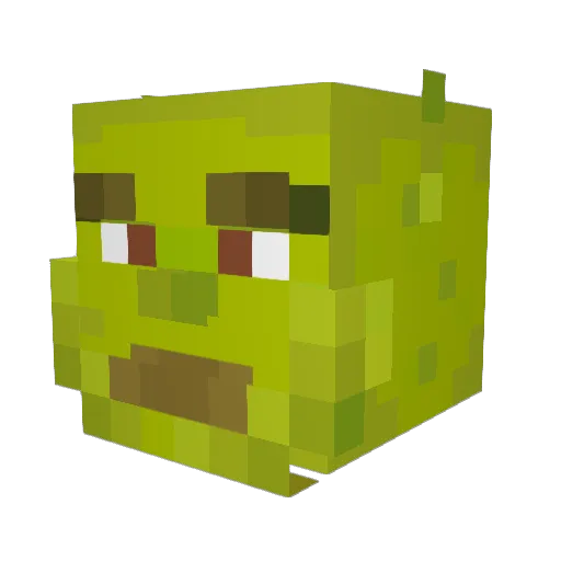 Miniserri Minecraft avatar head, 3D render