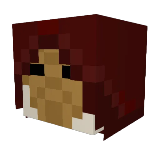 MinisterPie Minecraft avatar head, 3D render