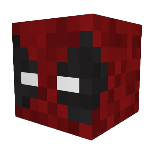 MinisterYardley Minecraft avatar head, 3D render