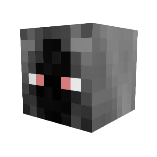 Ministys Minecraft avatar head, 3D render