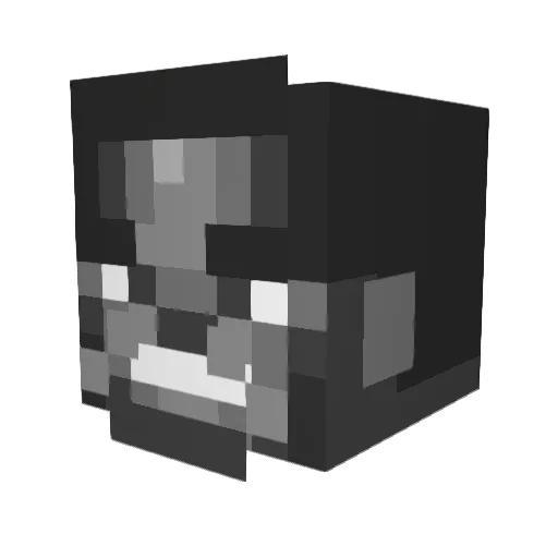 Minivan04 Minecraft avatar head, 3D render