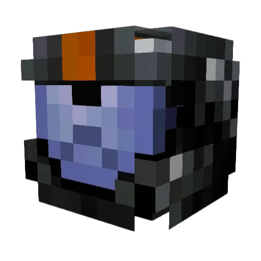 MiniwolfCraft Minecraft avatar head, 3D render