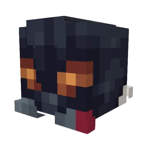 Minjinxz Minecraft avatar head, 3D render