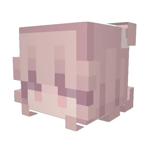 MinkeyJustice Minecraft avatar head, 3D render