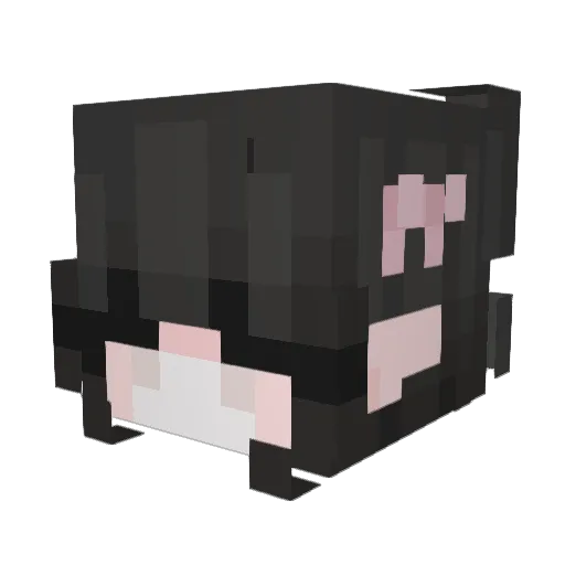 Minkymomo_ Minecraft avatar head, 3D render