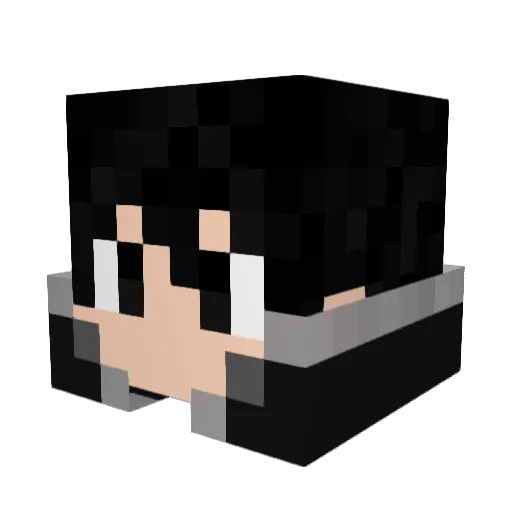 Minmoney1 Minecraft avatar head, 3D render