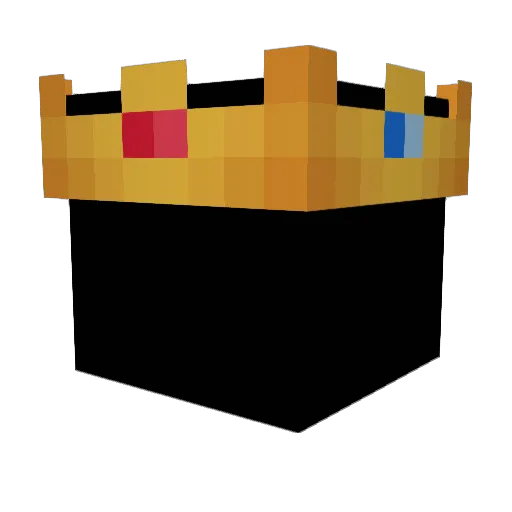 MinniManden Minecraft avatar head, 3D render