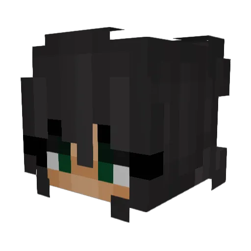 MinniMaus2007 Minecraft avatar head, 3D render