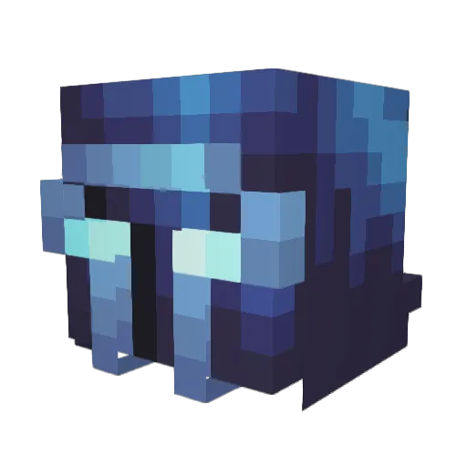 Minnimine Minecraft avatar head, 3D render