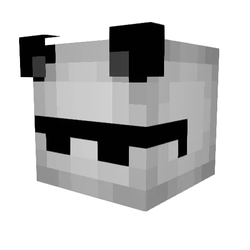 MinoAbi Minecraft avatar head, 3D render