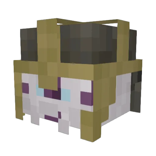 Minogarus Minecraft avatar head, 3D render