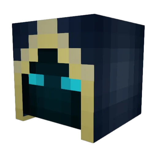Minondyn Minecraft avatar head, 3D render