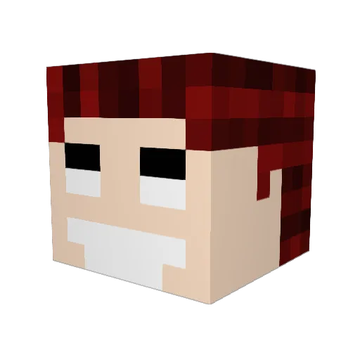 MinorityHunter9 Minecraft avatar head, 3D render