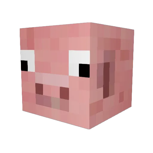 MinormanDerp Minecraft avatar head, 3D render