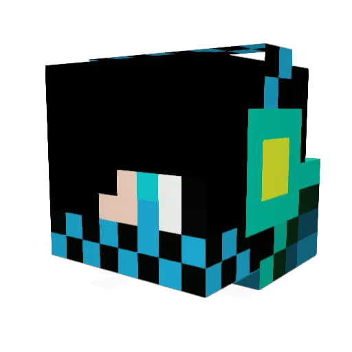Minosan0825 Minecraft avatar head, 3D render